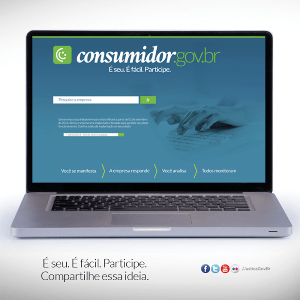Novo canal de atendimento on-line do PROCON - www.consumidor.gov.br