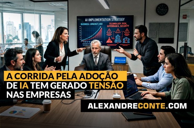 A corrida pela adoção de IA tem gerado tensão nas&nbsp;empresas